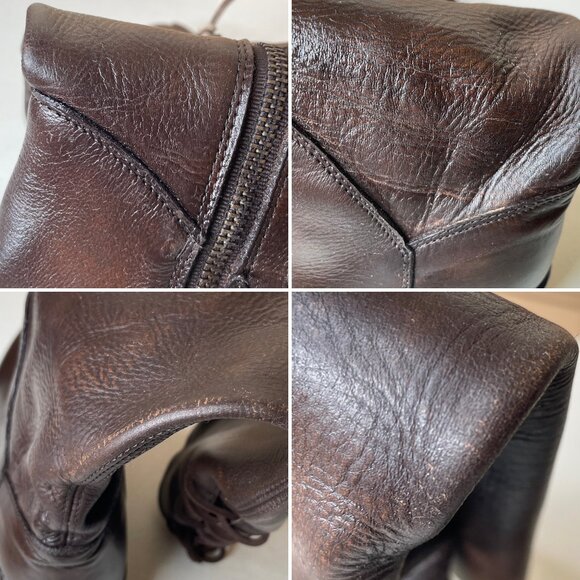 BED STU Manchester Distressed Leather Riding Boots BEDSTU Size 8 - Picture 11 of 16